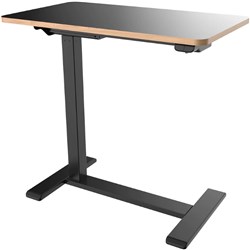 Sylex Malmo Electric Desk Mobile 700Wx400Dx650-1030mmH Black Top Black Frame
