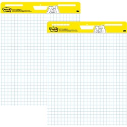 Post-It 560 Easel Pad 635mm x 775mm White Blue Grid Pack of 2